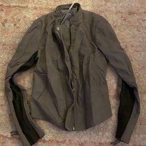 Free people faux leather jacket